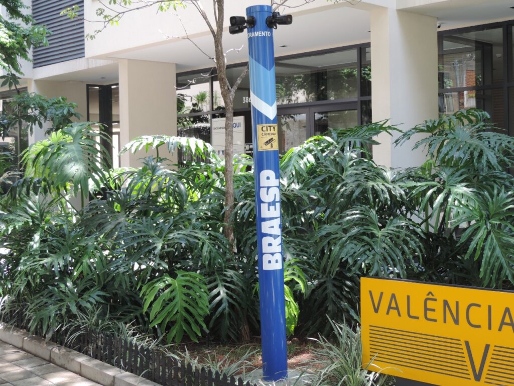 Porte de monitoramento CFTV BRAESP